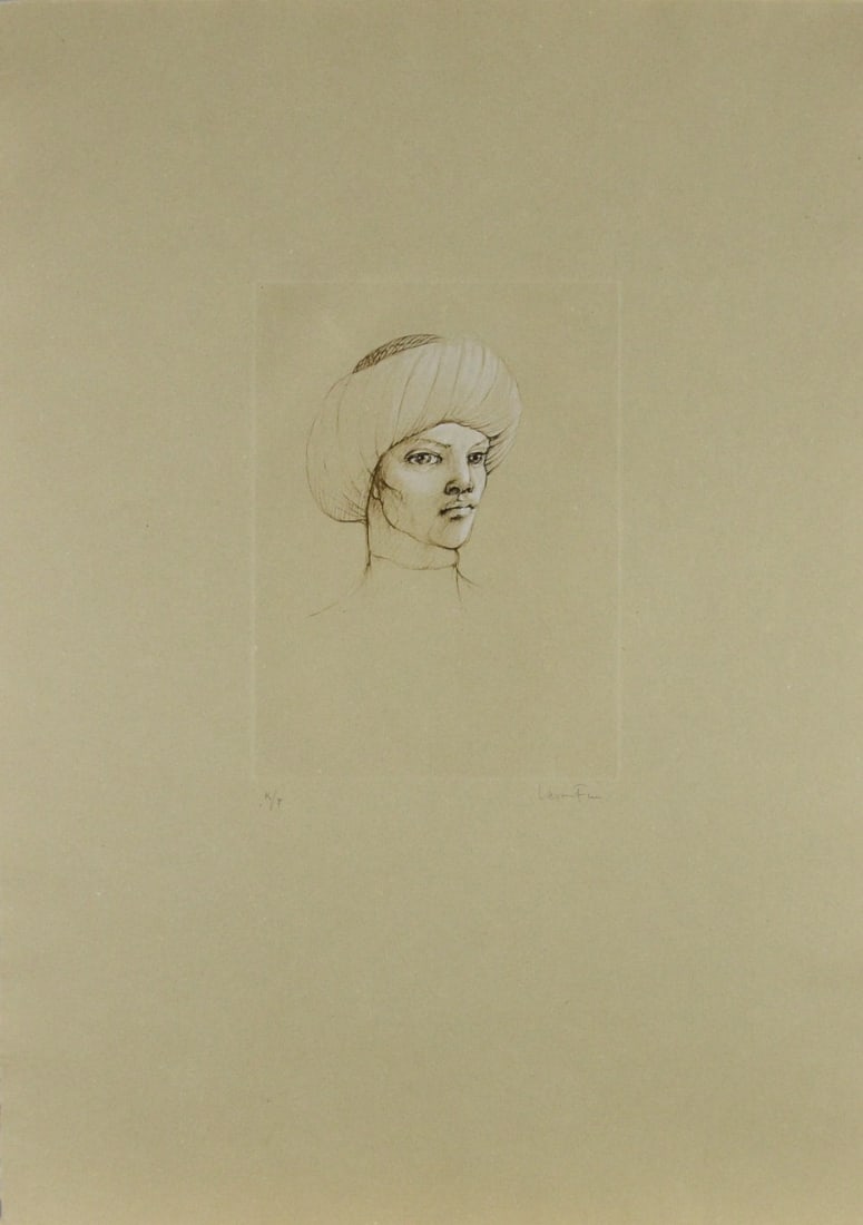 Fini, Leonor - Lithograph: Artist: Fini, Leonor Title: Homme avec le Turban II Technique: Lithograph on Handmade paper size: 66 x 47,5 cm. (26 x 18,7 inch) Framed: Not framed More Information Hand-Signed and numbered by the