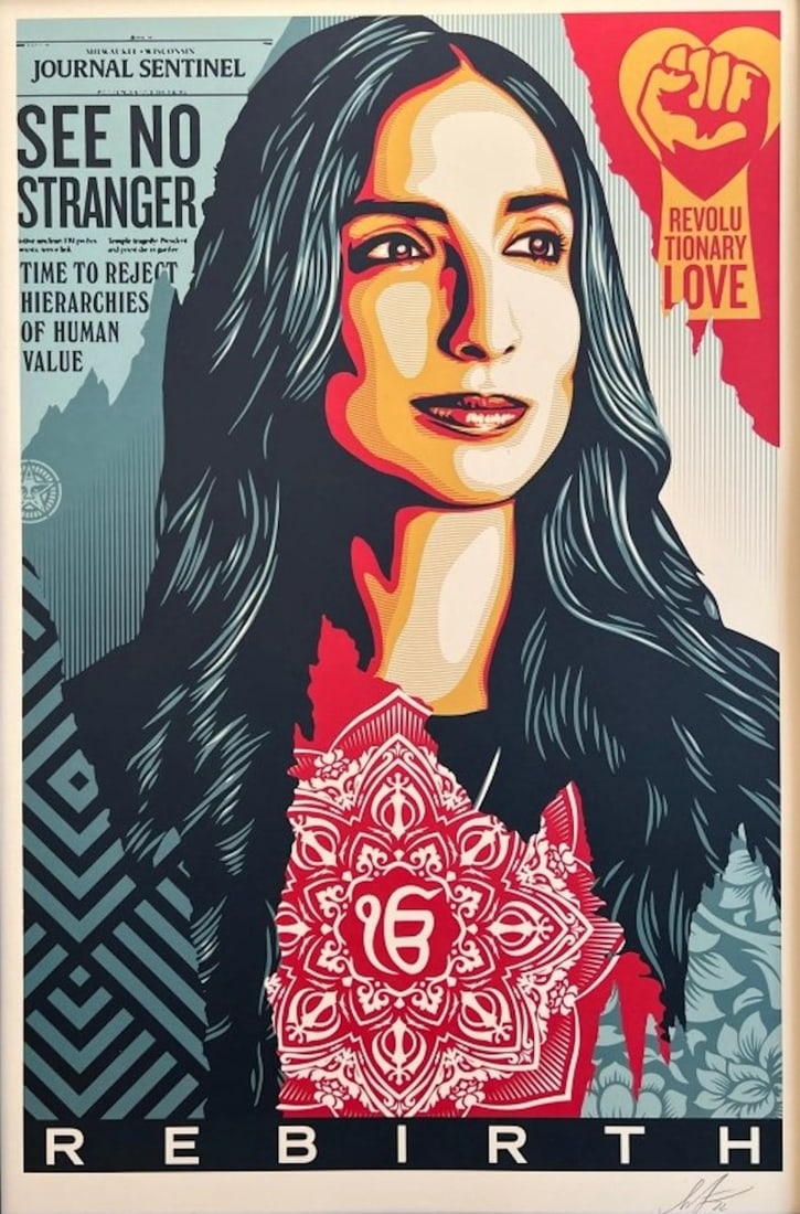 Shepard Fairey - Rebirth - Hand signed (1 of 3)
