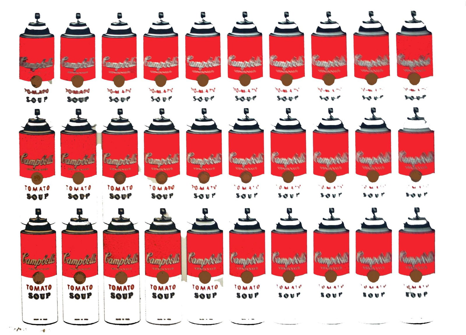 Death NYC - Tomato Soup Spray - Silkscreen: Artist: Death NYC Title: Tomato Soup Spray Technique: Silkscreen on Fine art 300 gsm paper size: 45 x 32 cm. (17,7 x 12,6 inch) Framed: Not framed More Information Hand