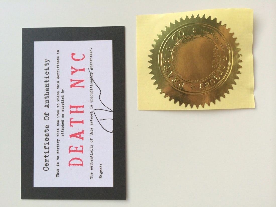 Death NYC - Silkscreen. - 2