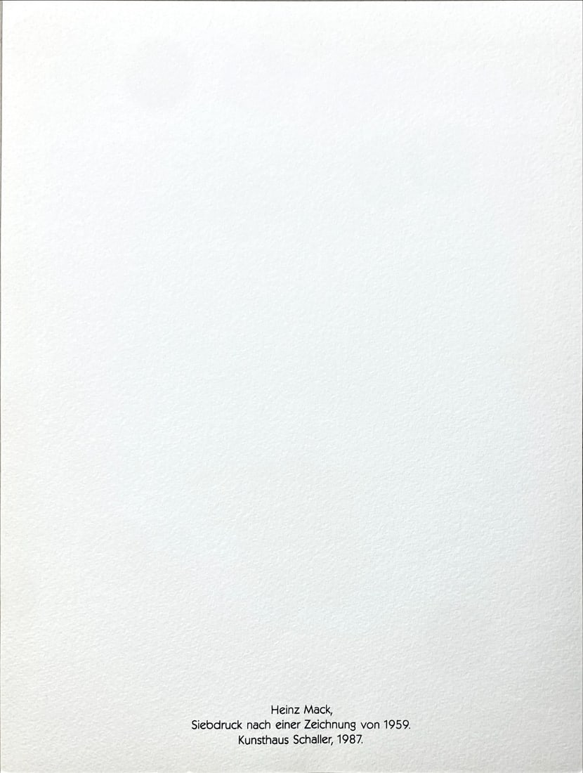 Heinz Mack - Silkscreen - 4
