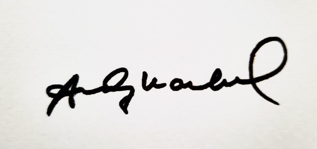 Andy Warhol - Lithograph - Signed - 5