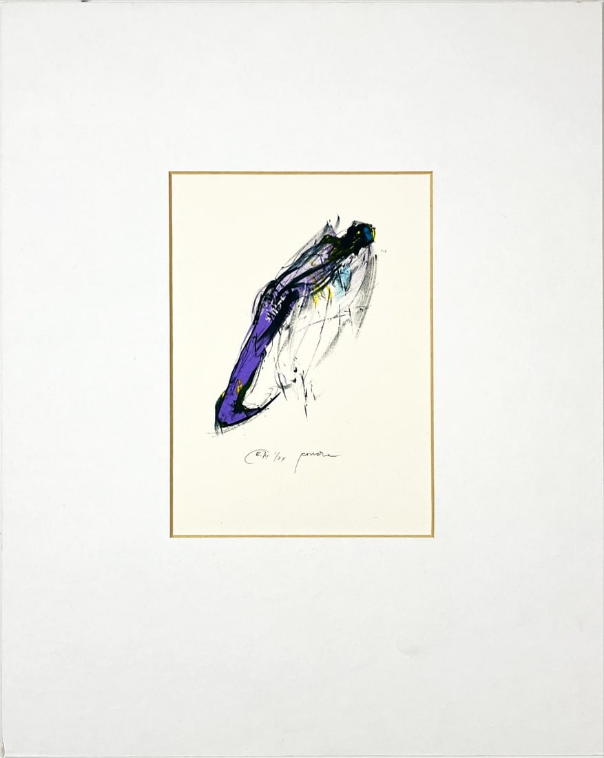 Pavel Rou?ka - Lithograph - hand signed: Artist: Rou?ka, Pavel Title: Untitled Technique: Lithograph on Handmade paper size: 27,5 x 18,5 cm. (10,85 x 7,3 inch) Framed: 50 x 40 cm. (19,7 x 15,75 inch) More Information Pavel Roucka Czech,