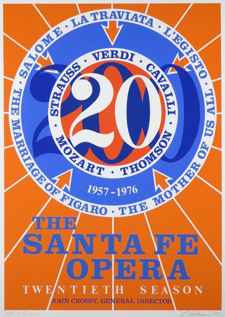 Robert Indiana - Silkscreen - Handsigned - 2