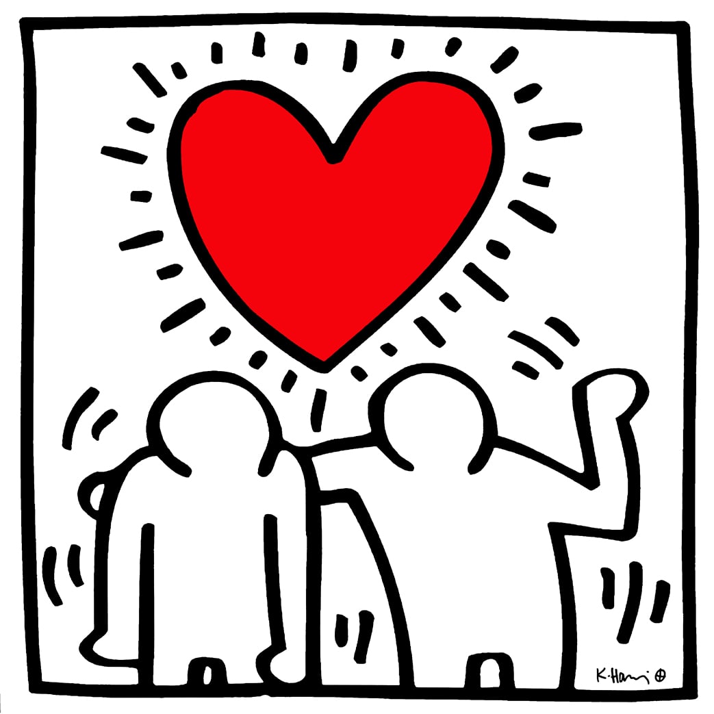 Keith Haring - Screenprint - Signed and hand numbered: Artist: Haring, Keith Title: Untitled Technique: Screenprint on Lenox museum board size: 91,4 x 91,4 cm. (36 x 36 inch) Framed: Not framed More Information Keith Haring 1958-1990 Signed in the plate