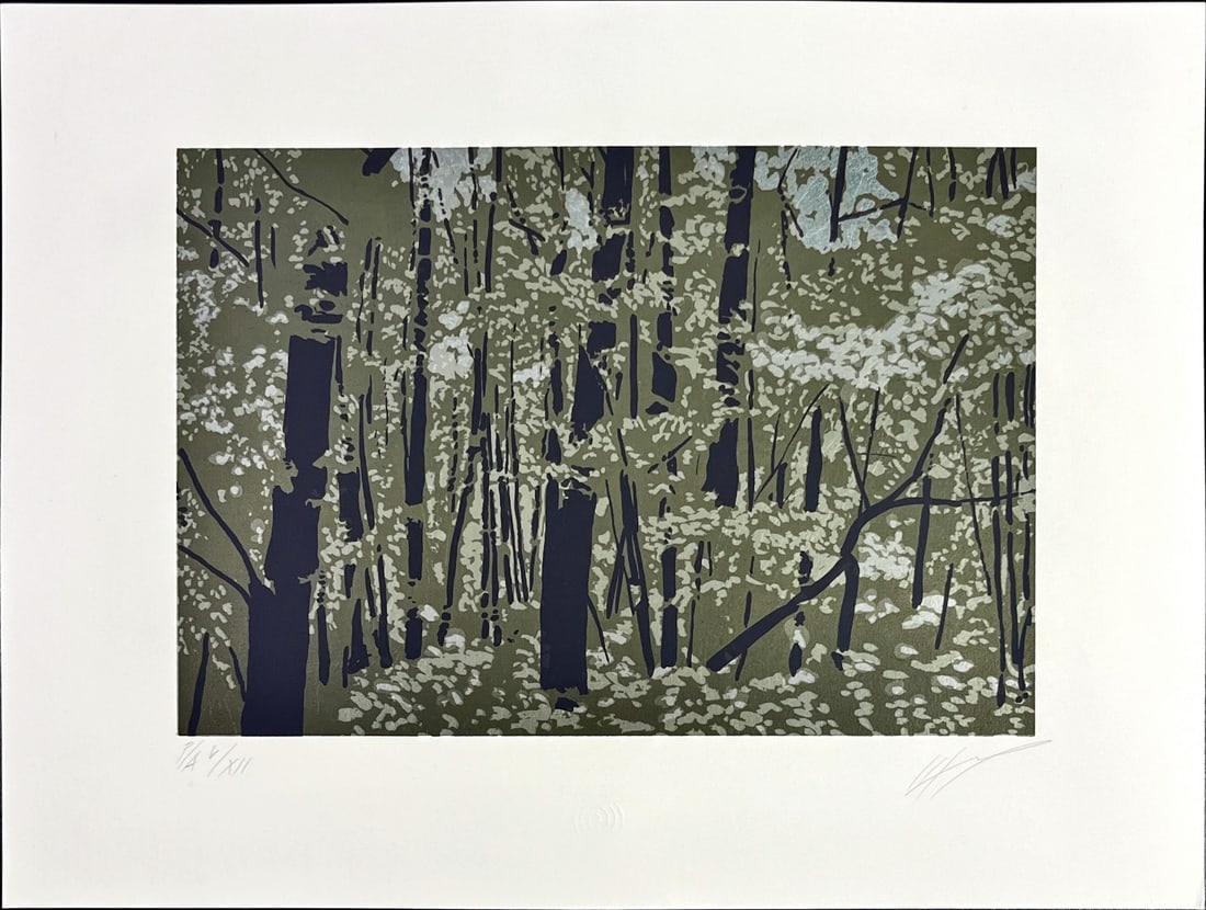 Jan Hendrix - Silkscreen - Hand signed: Artist: Hendrix, Jan Title: Untitled Technique: Silkscreen on Handmade paper size: 37 x 49 cm. (14,55 x 19,3 inch) Framed: Not framed More Information Jan Hendrix (born 1949) is a Dutch-born artist