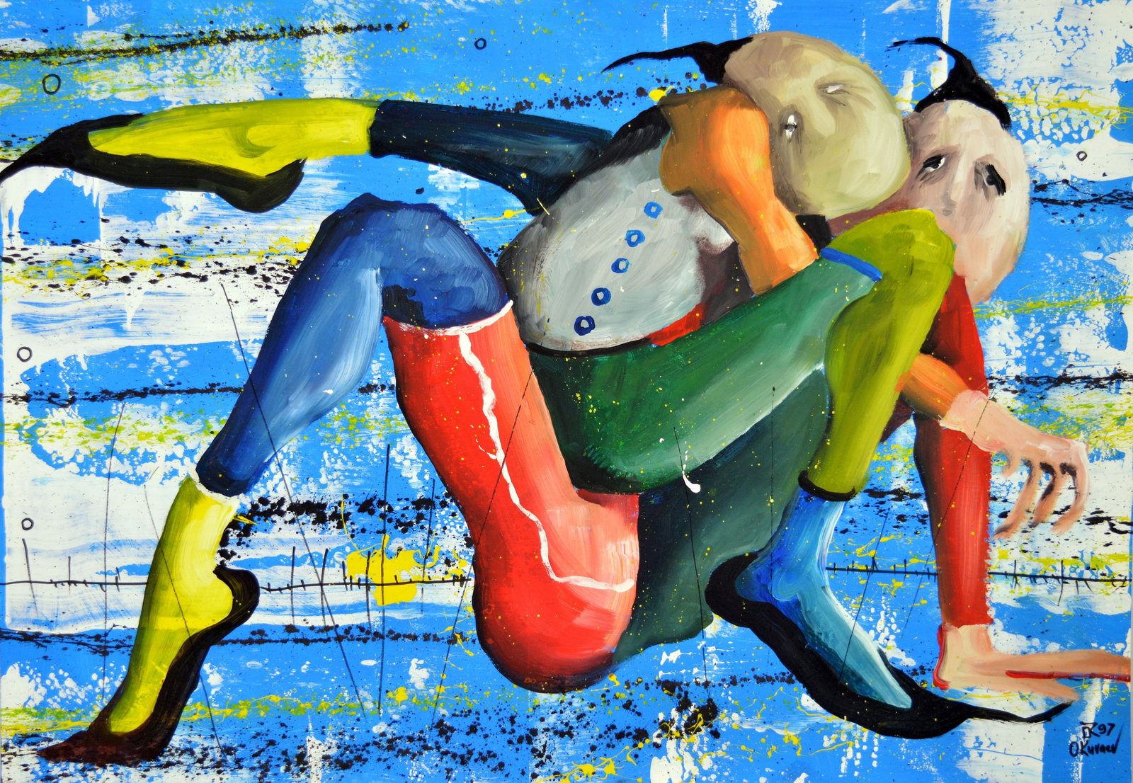 Kuvaev, Oleg - Oil Painting.: Artist: Kuvaev, Oleg Title: Untitled Technique: Oil painting on Painter's Cardboard size: 70 x 100 cm. (27,55 x 39,35 inch) Framed: Not framed More Information Handsigned, titled and dated by the