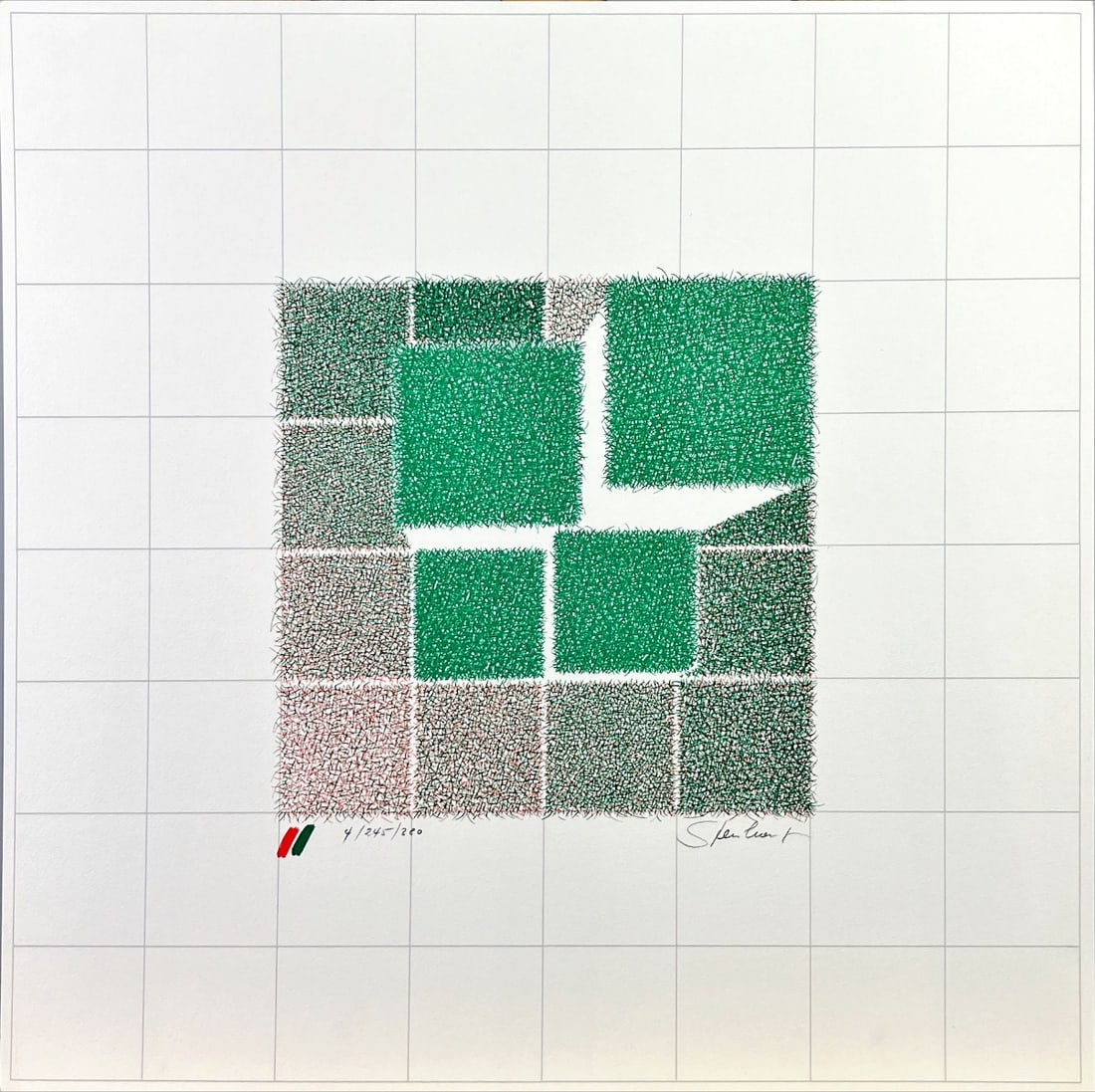 Eckhard Steinhorst, Silkscreen, signed by hand: Artist: Steinhorst, Eckhard Title: Das Ziel der Ziele Technique: Silkscreen on Lenox museum board size: 41 x 41 cm. (16,15 x 16,15 inch) Framed: Not framed More Information Here is a unique