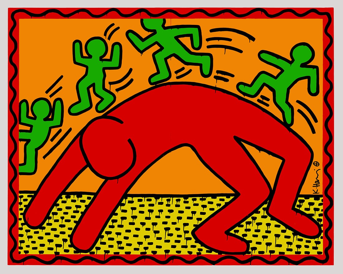 Keith Haring - Screenprint - Signed and hand numbered (1 of 3)