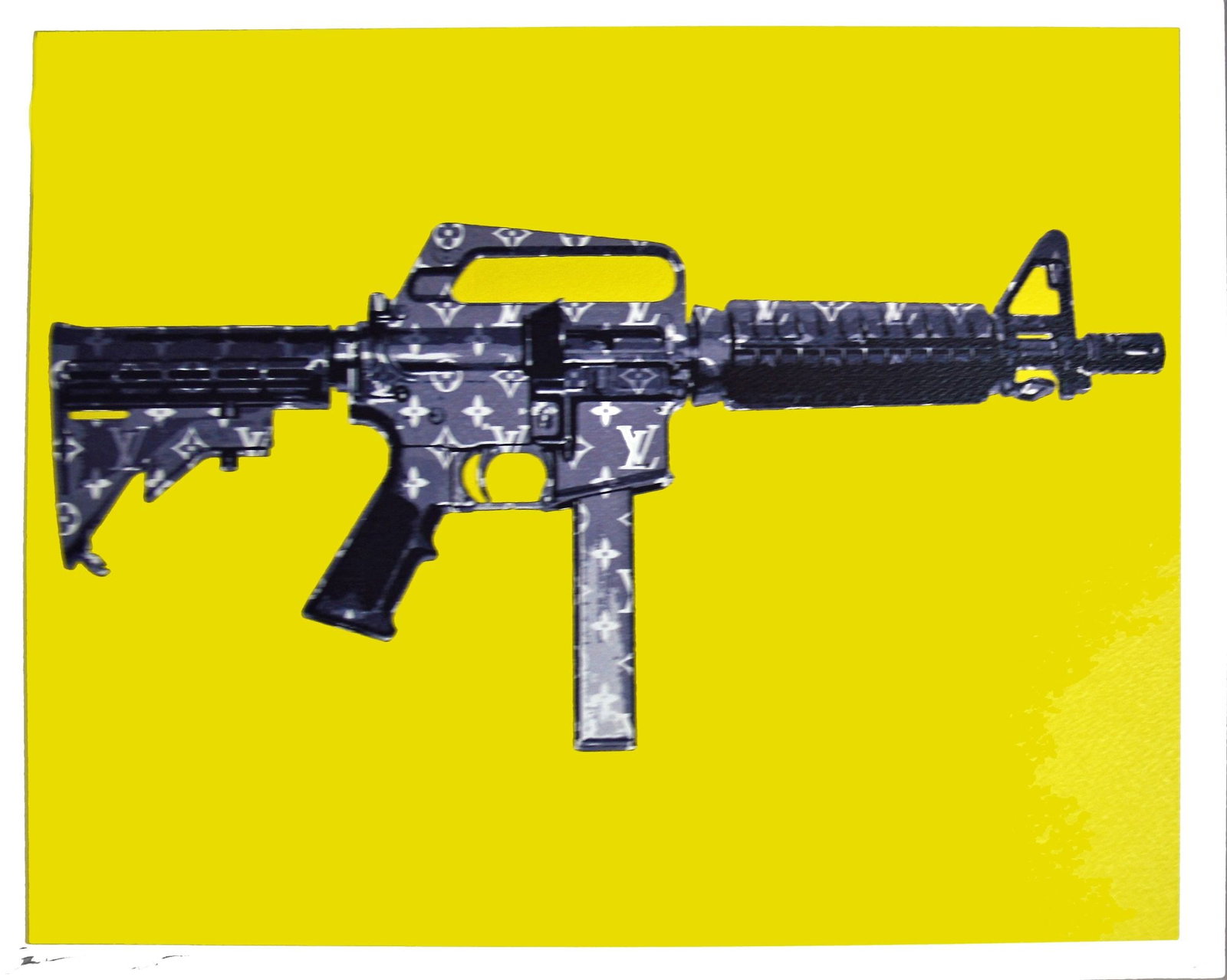 Death NYC - Dom Gun G - Silkscreen: Artist: Death NYC Title: Dom Gun G Technique: Silkscreen on Fine art 300 gsm paper size: 45 x 32 cm. (17,7 x 12,6 inch) Framed: Not framed More Information Hand signature by the Artist. Original