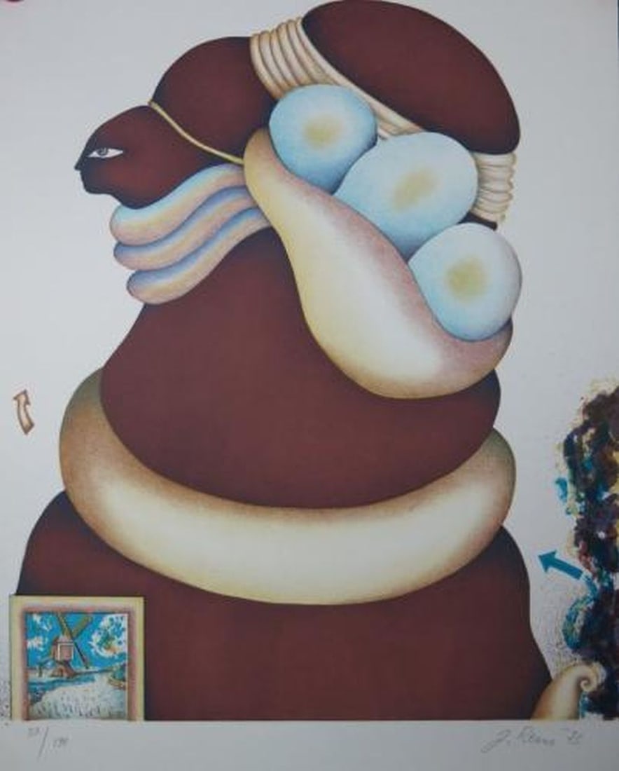 Remé. Jorge - Lithograph: Artist: Remé, Jorg Title: Bruin figuur Technique: Lithograph on Arches paper size: 65 x 50 cm. (25,6 x 19,7 inch) Framed: Not framed More Information Edition: 53/190. Handsigned titled and dated in