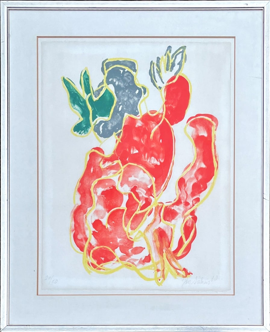 Jan Sierhuis - Lithograph - Hand-signed: Artist: Sierhuis, Jan Title: Flamencodanseres Technique: Lithograph on Handmade paper size: 65 x 50 cm. (25,6 x 19,7 inch) Framed: Not framed More Information Great Lithograph by Dutch artist Jan