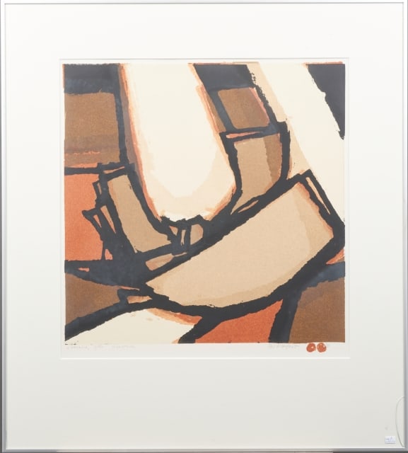 Fon Klement - Board cut - Hand signed: Artist: Klement, Fon Title: Devenir Technique: Wood engraving on Handmade paper size: 60 x 60 cm. (23,6 x 23,6 inch) Framed: 72,5 x 72,5 cm. (28,55 x 28,55 inch) More Information Fon Klement