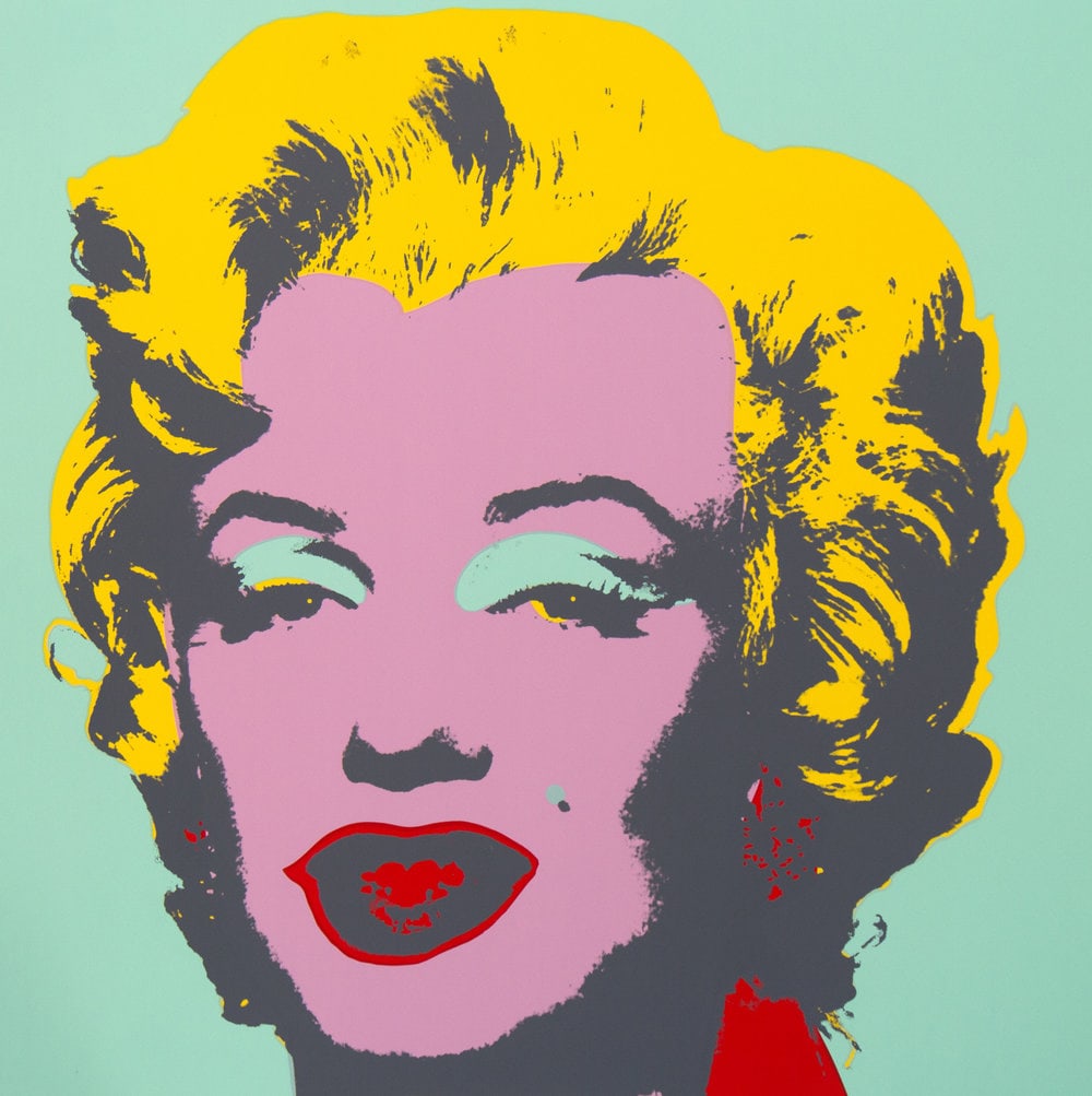 Andy Warhol - Marilyn 11.23 - Silkscreen: Artist: Warhol, Andy Title: 11.23: Marilyn Technique: Silkscreen on Museum board (heavy weight paper) size: 91 x 91 cm. (35,85 x 35,85 inch) Framed: Not framed More Information Color screenprints are