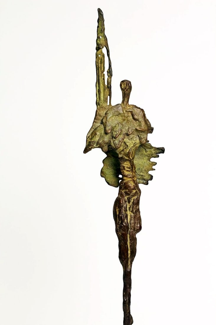 Steen, Jan - Sculpture.: Artist: Steen, Jan Title: No title Technique: Sculpture on Bronze size: 45,5 x 8 cm. (17,9 x 3,15 inch) Framed: Not framed More Information Well-known Dutch sculptor.
