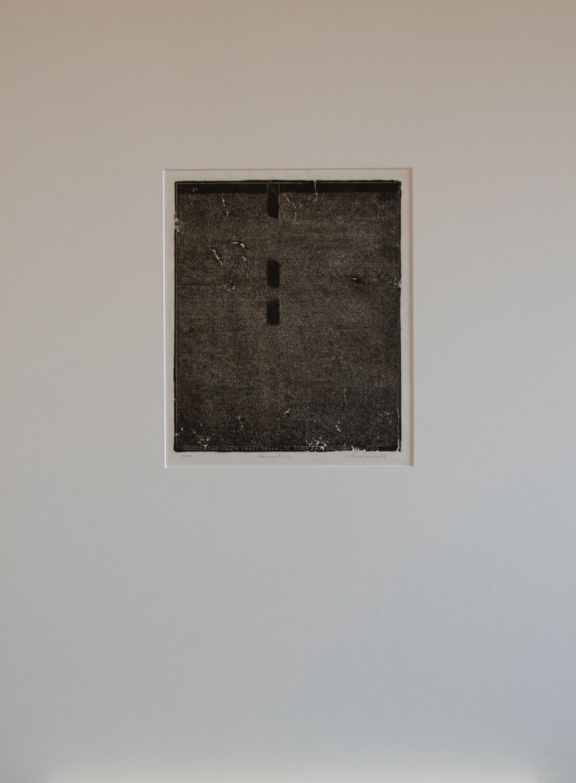 Gieryszewski, Ryszard - Silkscreen/Embossing - Handsigned: Artist: Gieryszewski, Ryszard Title: Zapis Test II Technique: Silkscreen on Bütten, Handmade paper size: 81 x 61 cm. (31,9 x 24 inch) Framed: Not framed More Information