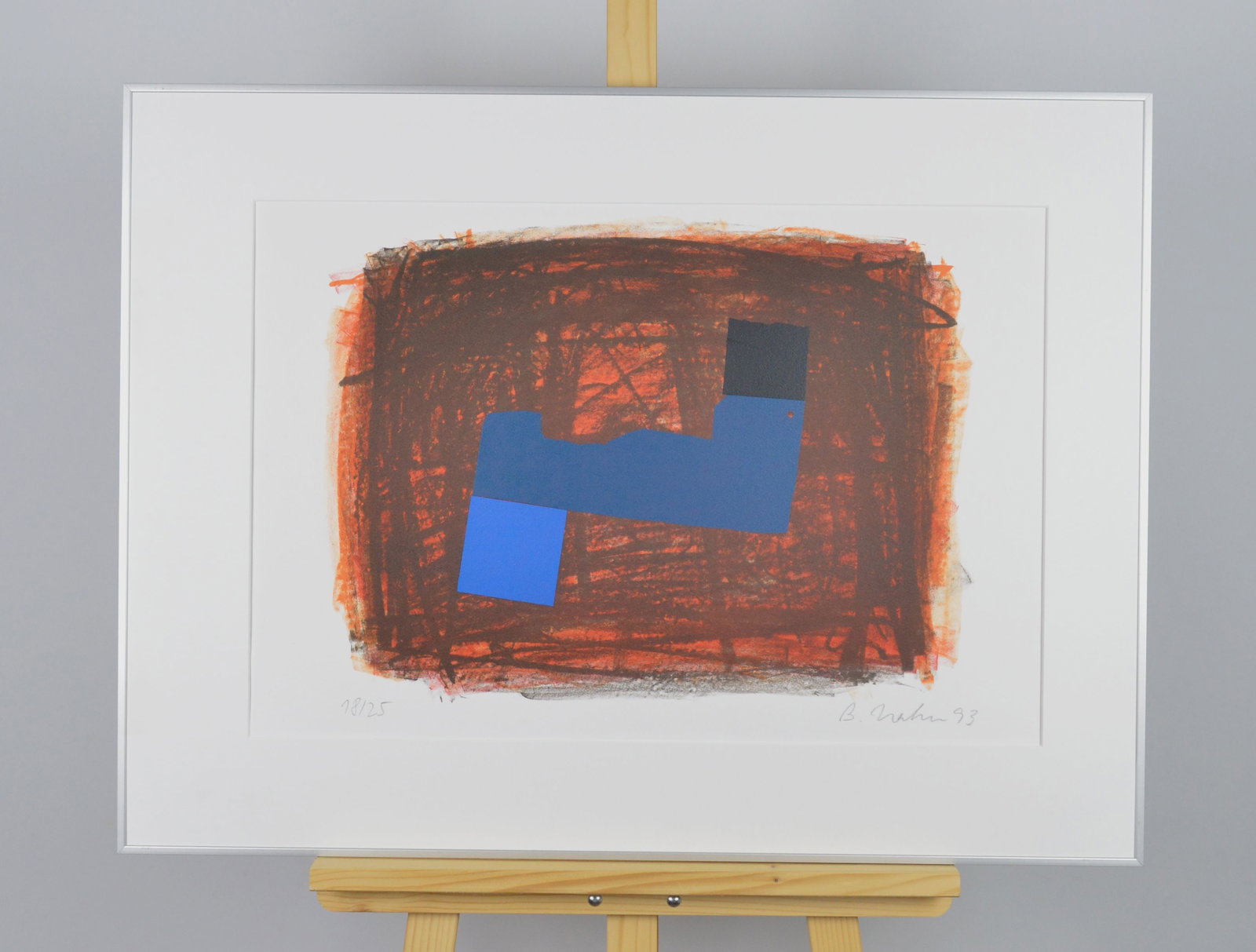 Hahn, Bernd - Lithograph - Handsigned - 2