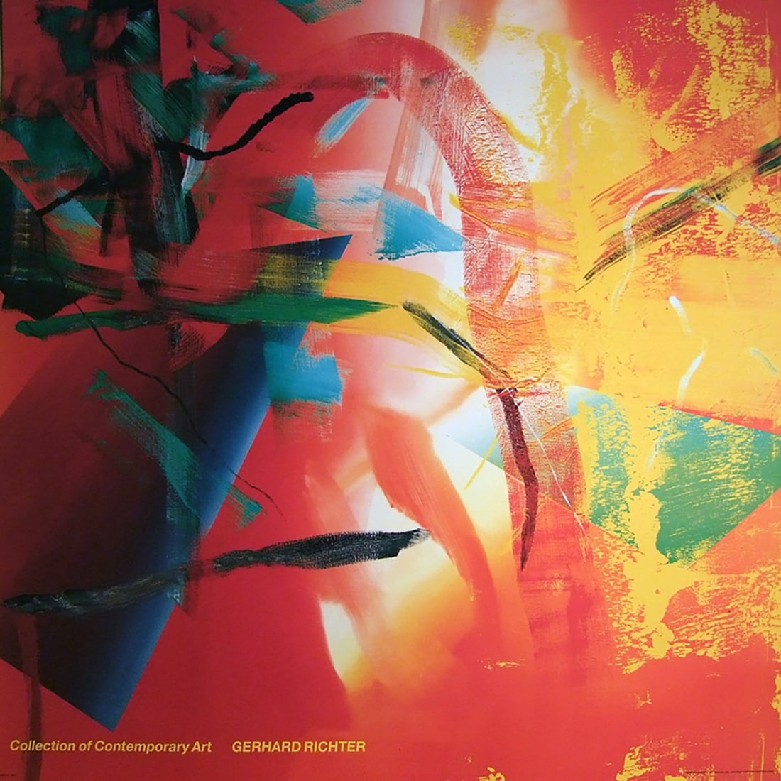 Gehard Richter - Serigraph: Artist: Richter, Gerhard Title: Merlin Technique: Serigraphic on Heavy weight smooth paper size: 117 x 117 cm. (46,05 x 46,05 inch) Framed: Not framed More Information