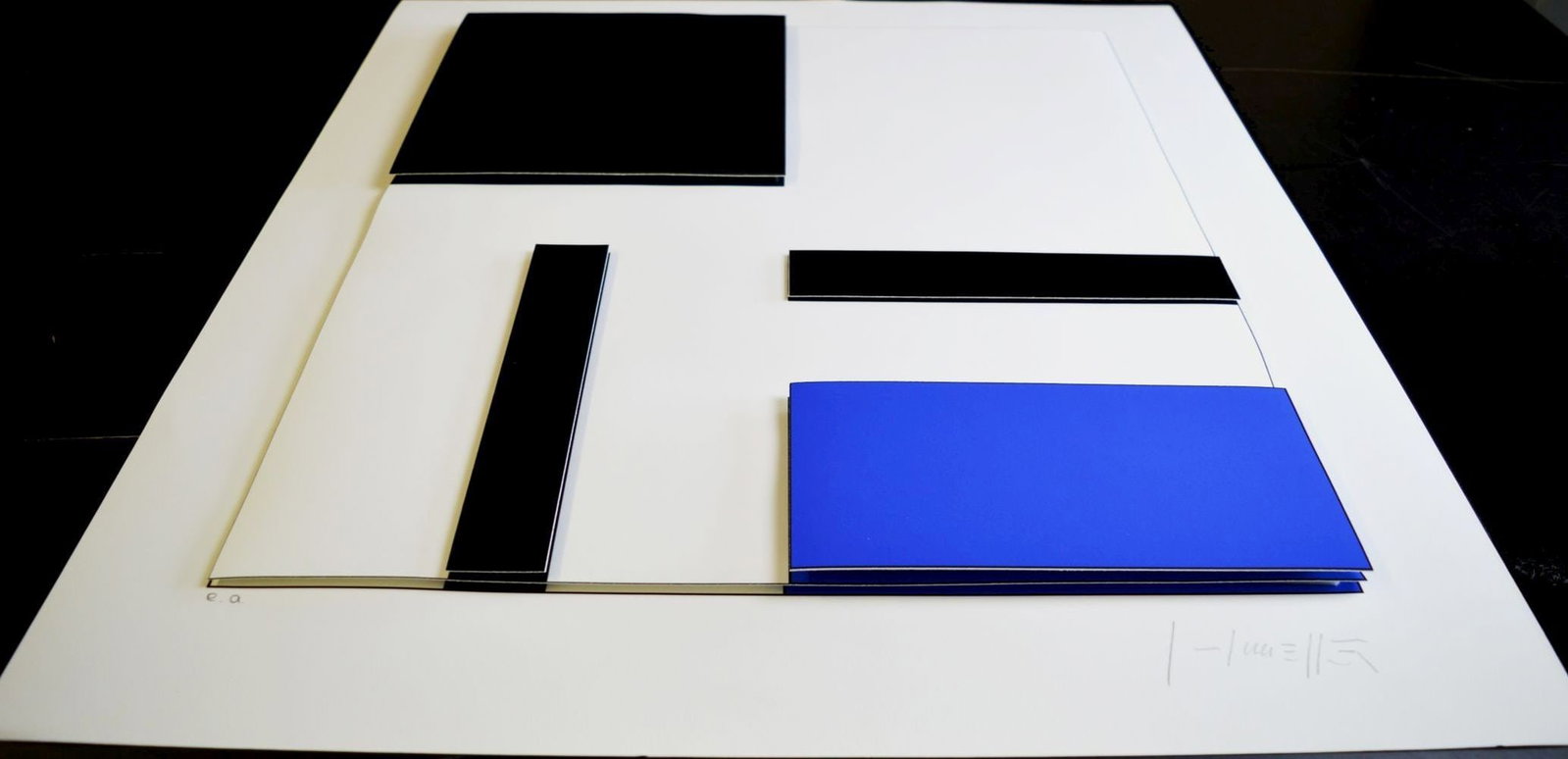 Honegger, Gotfried - 3D Construction - Handsigned - 2