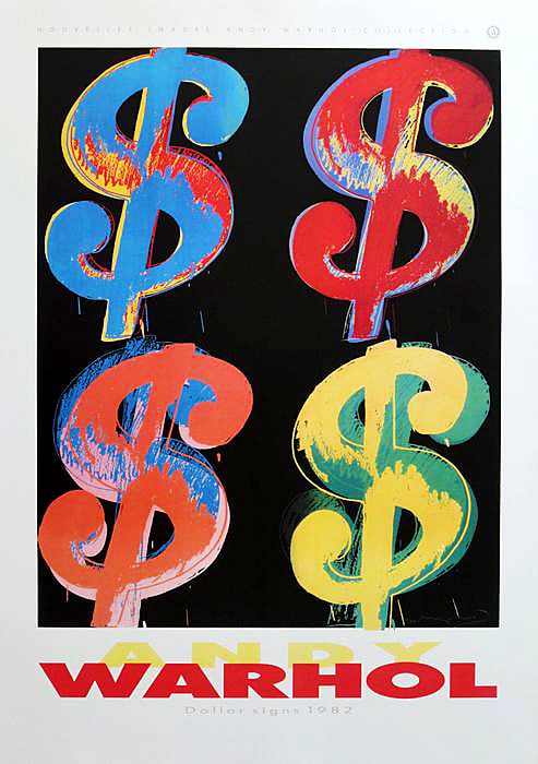 Andy Warhol - Poster - Dollar Sign (1 of 5)