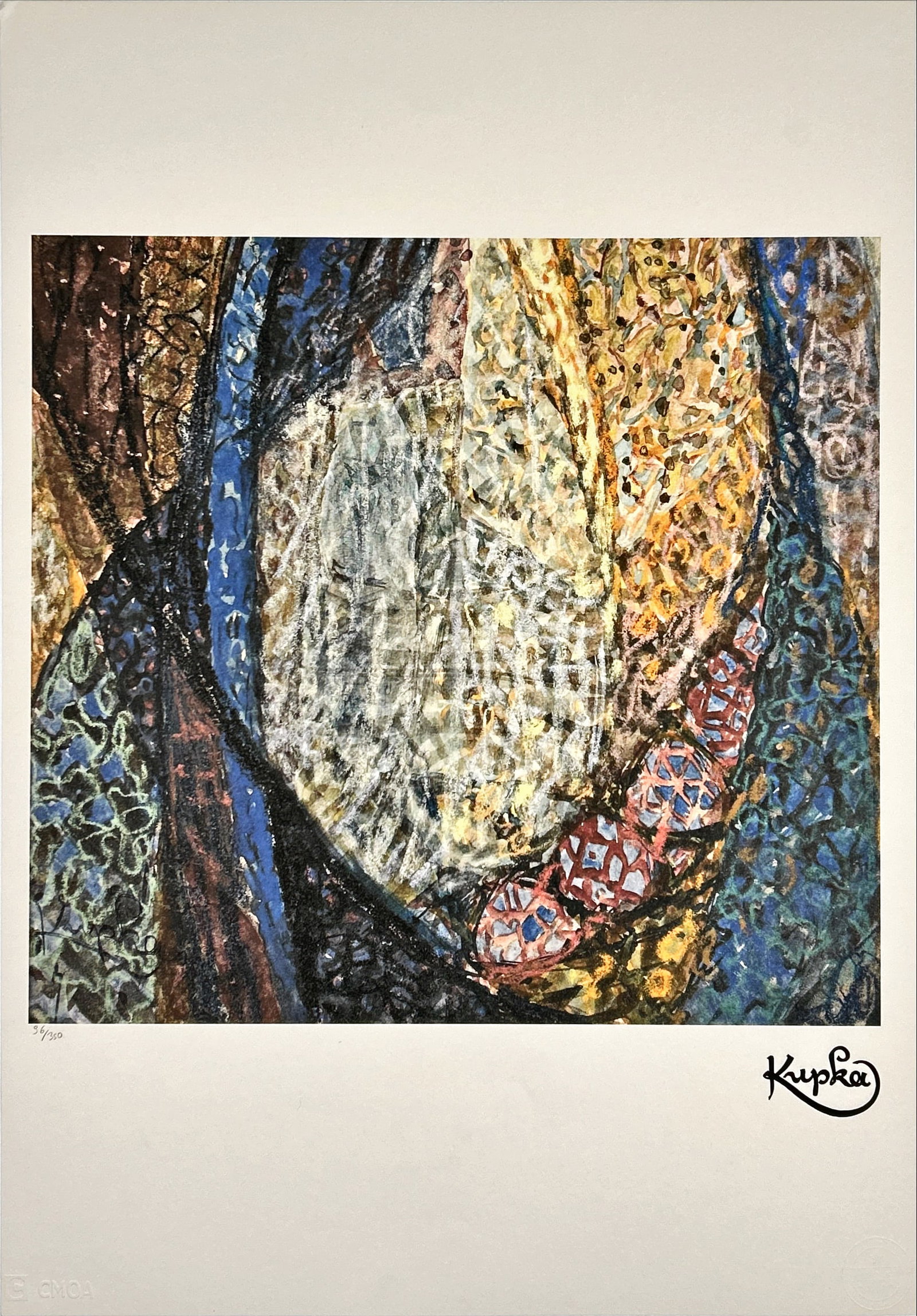 Kupka, František - Lithograph - Hand numbered - Signed: Artist: Kupka, František Title: Untitled Technique: Lithograph on Handmade paper size: 70 x 50 cm. (27,55 x 19,7 inch) Framed: Not framed More Information Signature imprimée. hand-numbered.