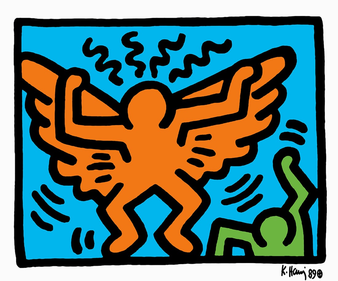 Keith Haring - Screenprint - Signed and hand numbered: Artist: Haring, Keith Title: Pop Shop Technique: Screenprint on Lenox museum board size: 50 x 60 cm. (19,7 x 23,6 inch) Framed: Not framed More Information Keith Haring