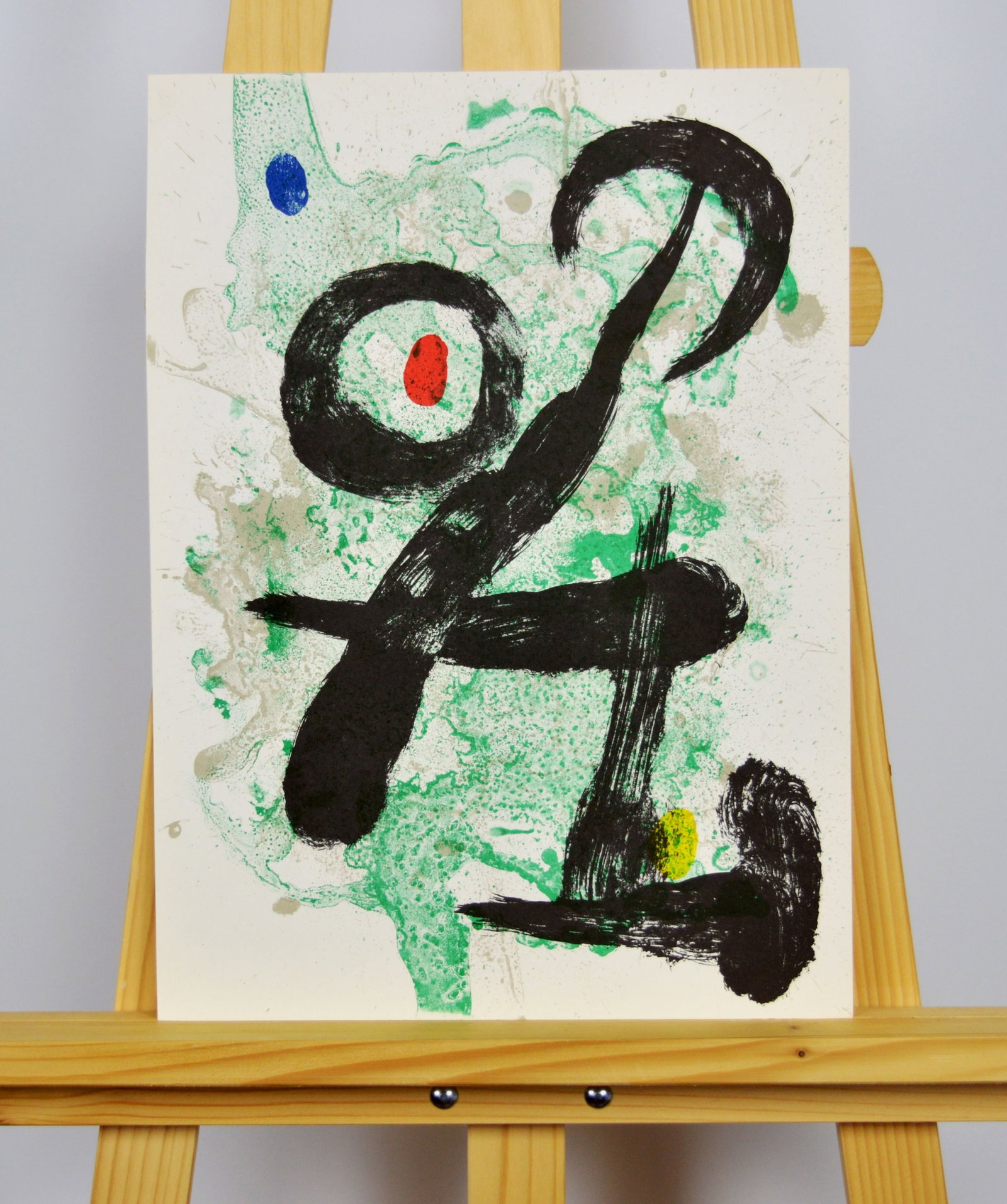 Miro, Joan - Original lithograph: Artist: Miró, Joan Title: Untitled Technique: Lithograph on Arches paper size: 38 x 28 cm. (14,95 x 11 inch) Framed: Not framed More Information Joan Miro - untitled. O