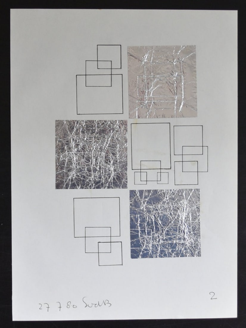 Siep van den Berg. constructivistische tekening/collage - Handsigned: Artist: Berg, Siep van den Title: Compositie Technique: Collage on Paper size: 50 x 40 cm. (19,7 x 15,75 inch) More Information Hand-signed with ballpoint. Title: Collage wit