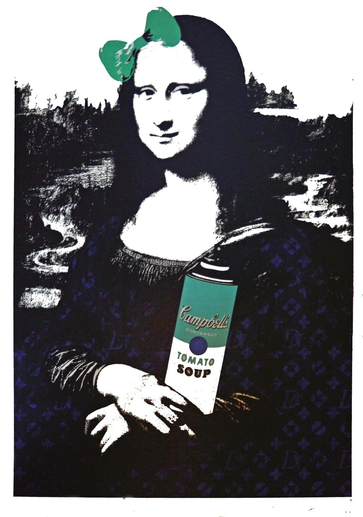 Death NYC - Mona Green - Silkscreen: Artist: Death NYC Title: Mona Green Technique: Silkscreen on Fine art 300 gsm paper size: 45 x 32 cm. (17,7 x 12,6 inch) Framed: Not framed More Information Hand signature by the Artist. Original