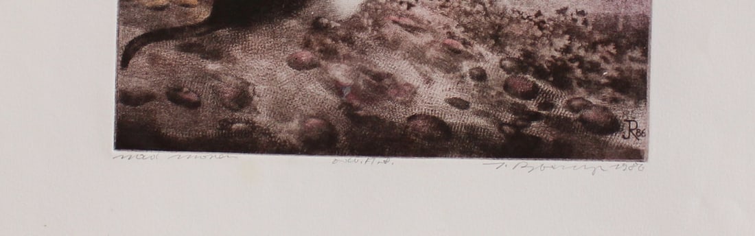 Ró?ycki, J. - Etching - Handsigned - 2