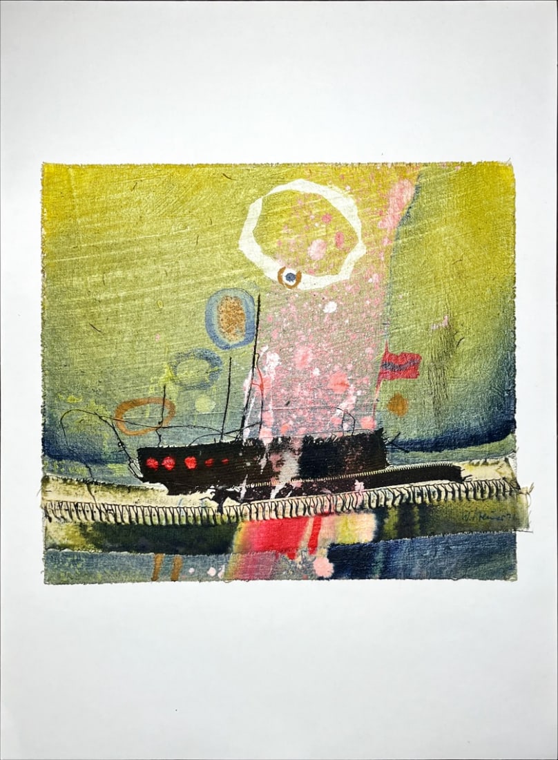 Undecipherable Artist - Painting - Hand signed: Artist: Unknown / Unreadable Artist Title: Untitled Technique: Mixed techniques on Canvas size: 29,5 x 34 cm. (11,6 x 13,4 inch) Framed: Not framed More Information Gre