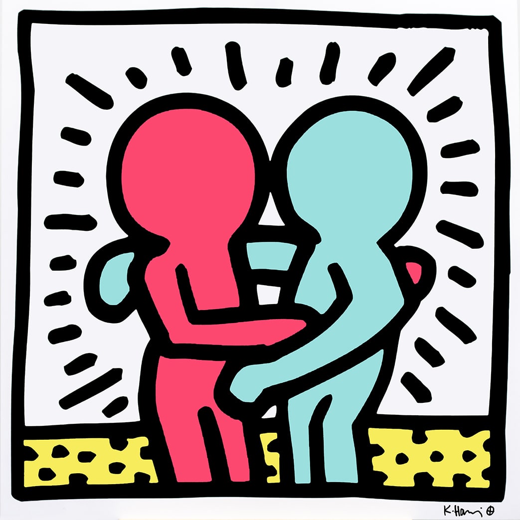 Keith Haring - Screenprint - Signed and hand numbered (1 of 3)