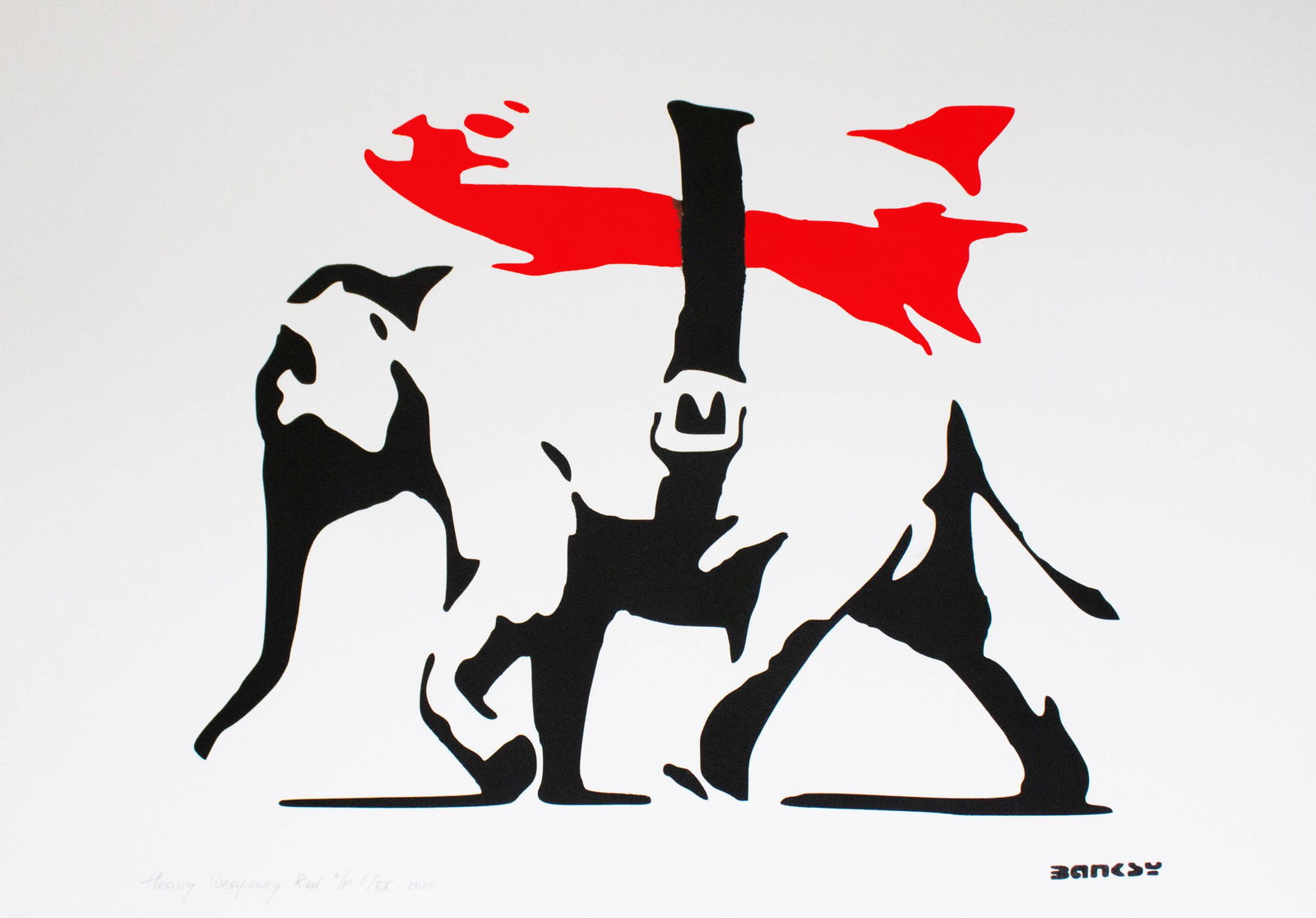 Banksy, after - Stencil / Spray. (1 of 3)