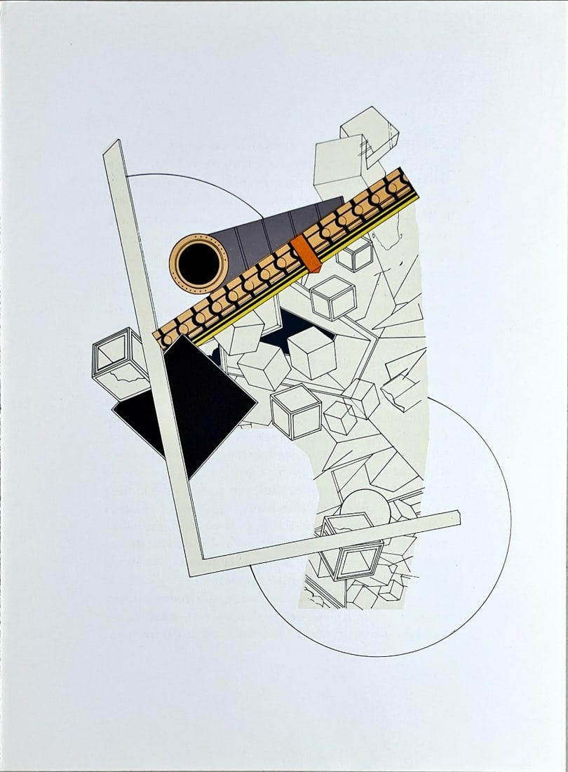 Alain Le Yaouanc - Lithograph - DLM1969 (Derriere le Miroir): Artist: Yaouanc, Alain Le Title: Derriere le Miroir No. 176 - Alain Le Yaouanc Technique: Lithograph on Arches paper size: 38 x 28 cm. (14,95 x 11 inch) Framed: Not framed More Information Original
