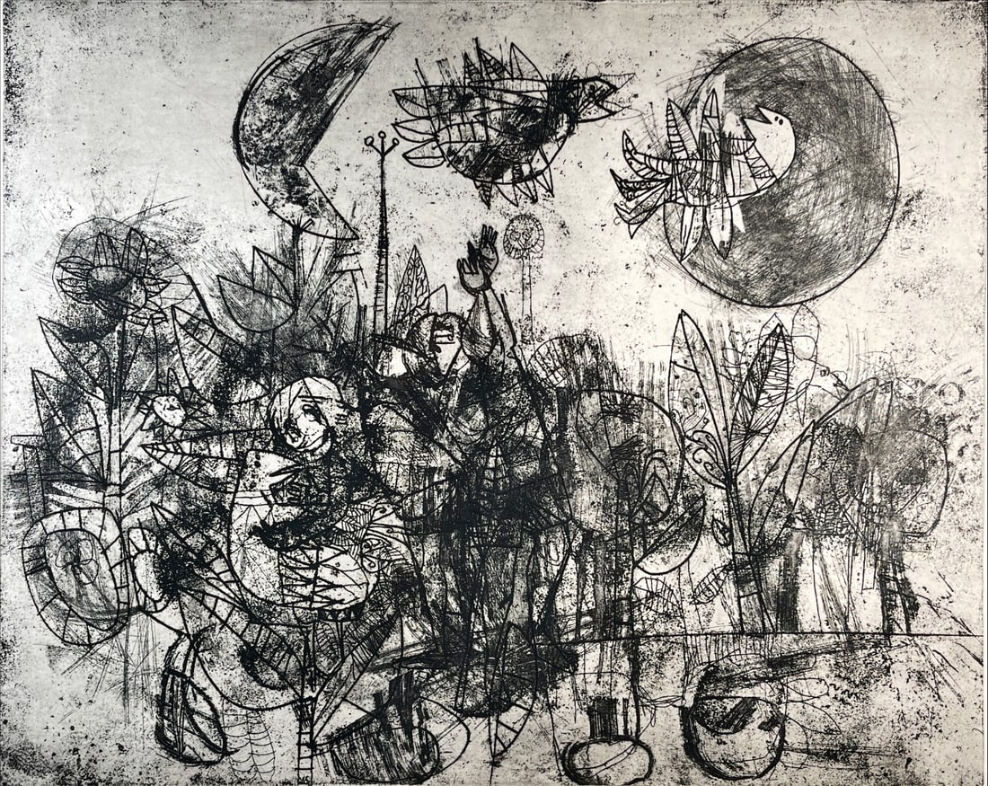 Bouke Ylstra - Etching - hand signed - 2