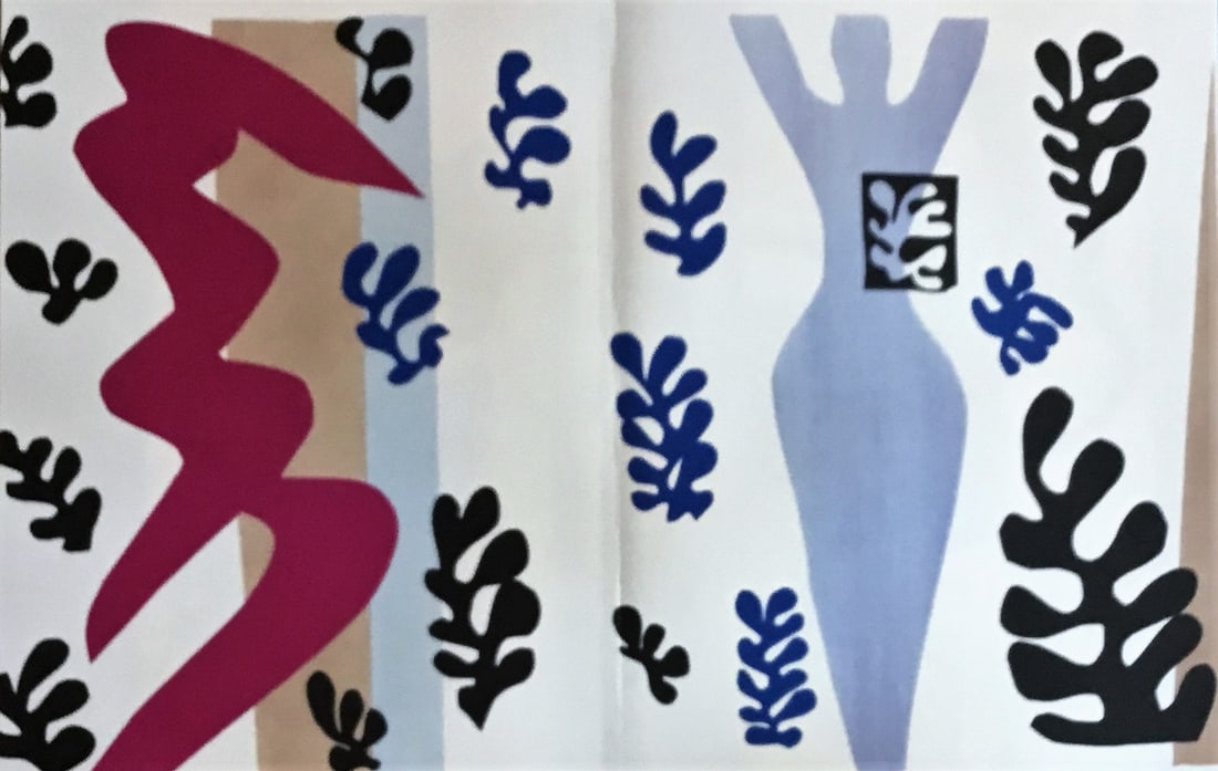 Henri Matisse - Lithograph - Portfolio Jazz: Artist: Matisse, Henri Title: L'avaleur de sabres/The knive swallower Technique: Lithograph on BFK Rives paper size: 38 x 58 cm. (14,95 x 22,85 inch) Framed: Not framed More I