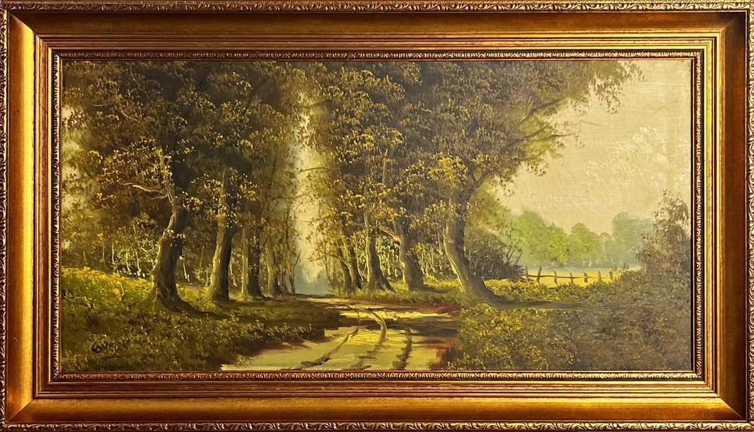 Lomers - Oil painting - Hand signed: Artist: Lomers Title: Untitled Technique: Oil painting on Canvas size: 40 x 80,5 cm. (15,75 x 31,7 inch) Framed: 53,5 x 94 cm. (21,05 x 37 inch) More Information Lomers Dutch school Oil painting on