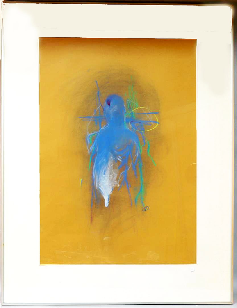 Hennie van der Vegt - Mixed techniques - Hand signed: Artist: Vegt, Hennie van der Title: Untitled Technique: Mixed techniques on Paper size: 74 x 54 cm. (29,15 x 21,25 inch) Framed: 90,5 x 70,5 cm. (35,65 x 27,75 inch) More I