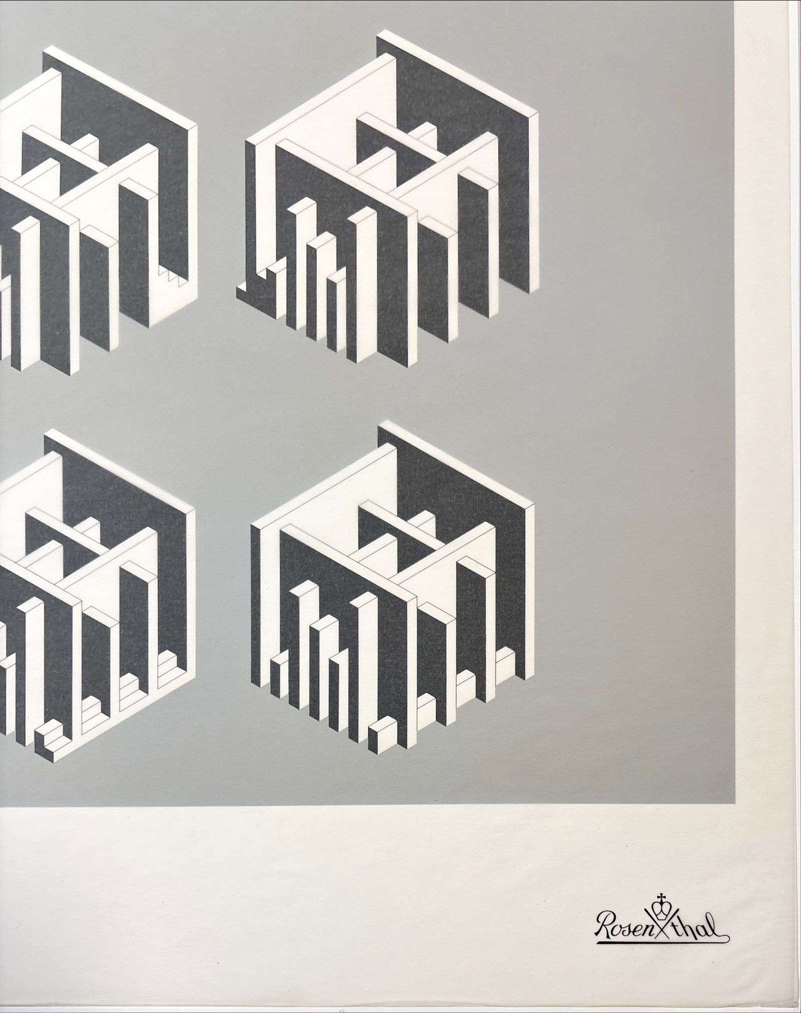 Marcello Morandini - Rosenthal - Lithograph - Hand-signed (1 of 4)