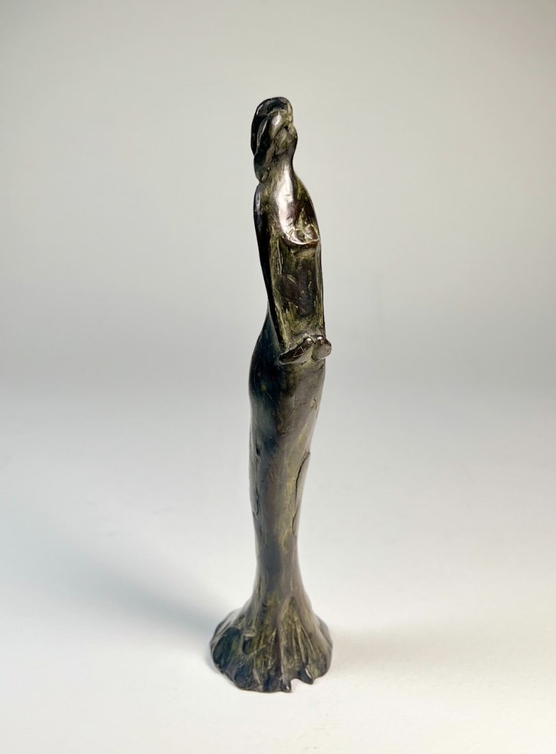 Bronze sculpture - with monogram - 2