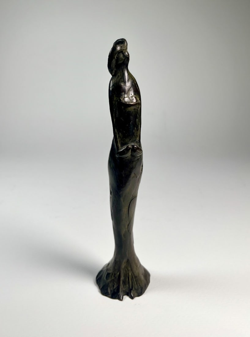 Bronze sculpture - with monogram - 4