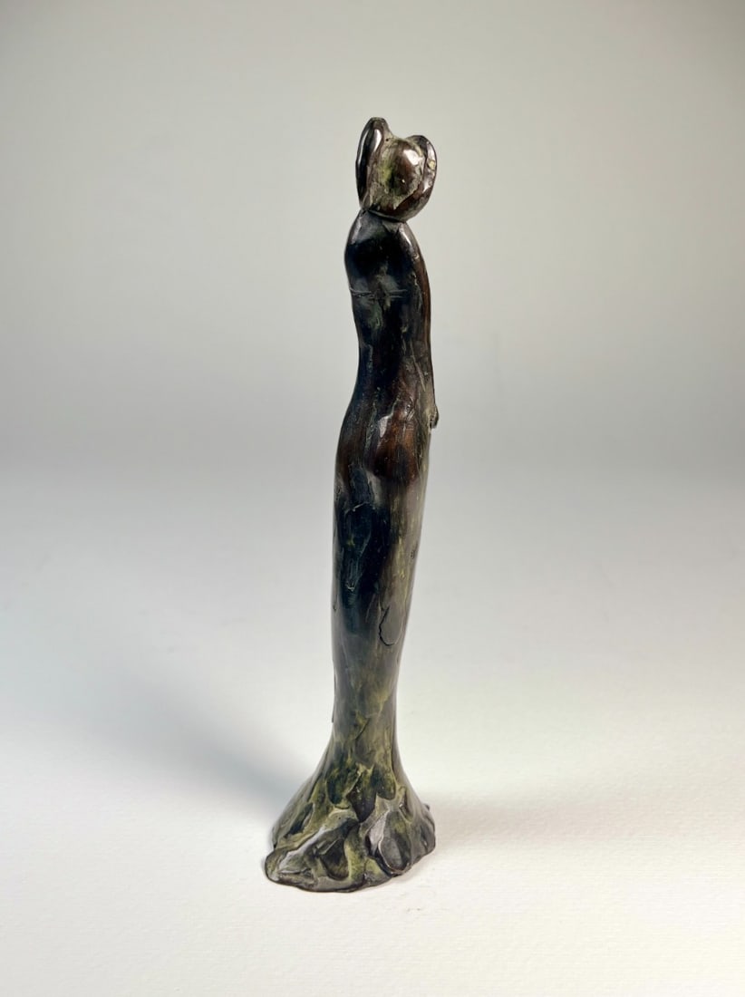 Bronze sculpture - with monogram - 5