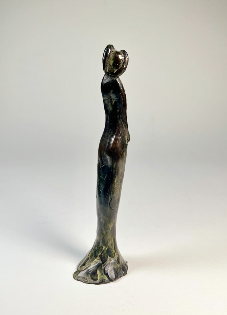 Bronze sculpture - with monogram - 6