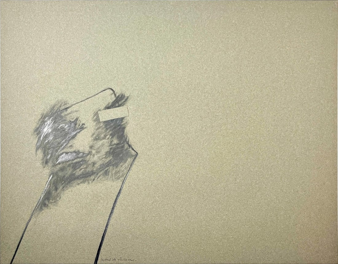 Israel de Fonseca - Color marker drawing - Hand signed (1 of 1)