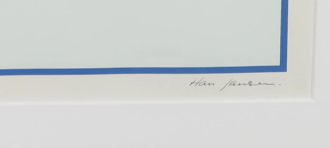 Jansen, Han - Silkscreen - Handsigned - 2