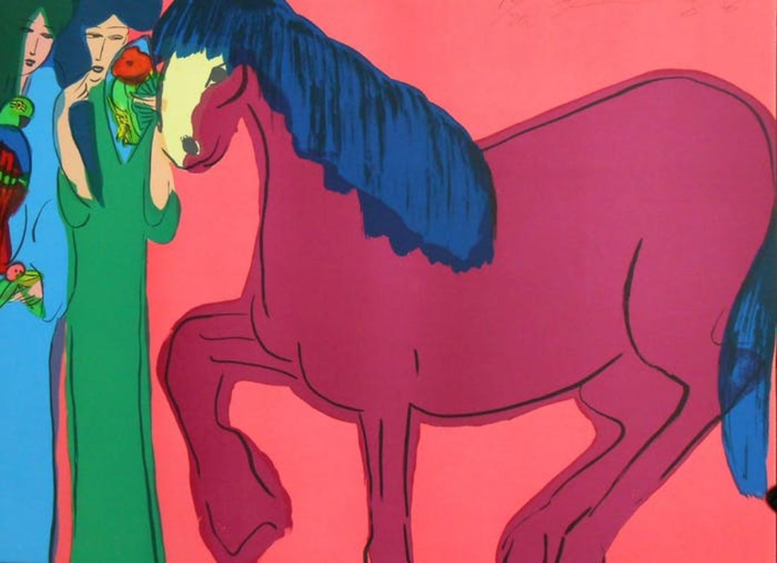 Ting, Walasse - Lithograph - Hand-signed (1 of 5)
