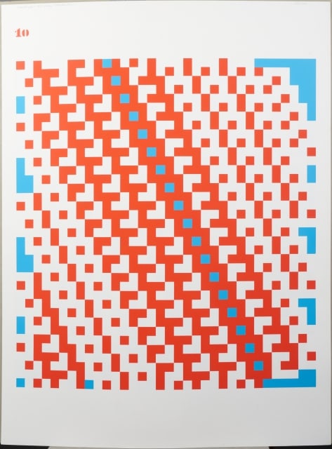 Fritz Rahmann - Silkscreen - Hand signed: Artist: Rahmann, Fritz Title: Multiplex Technique: Silkscreen on Museum board (heavy weight paper) size: 100 x 53 cm. (39,35 x 20,85 inch) Framed: Not framed More Information Fritz Rahmann 1936-2006