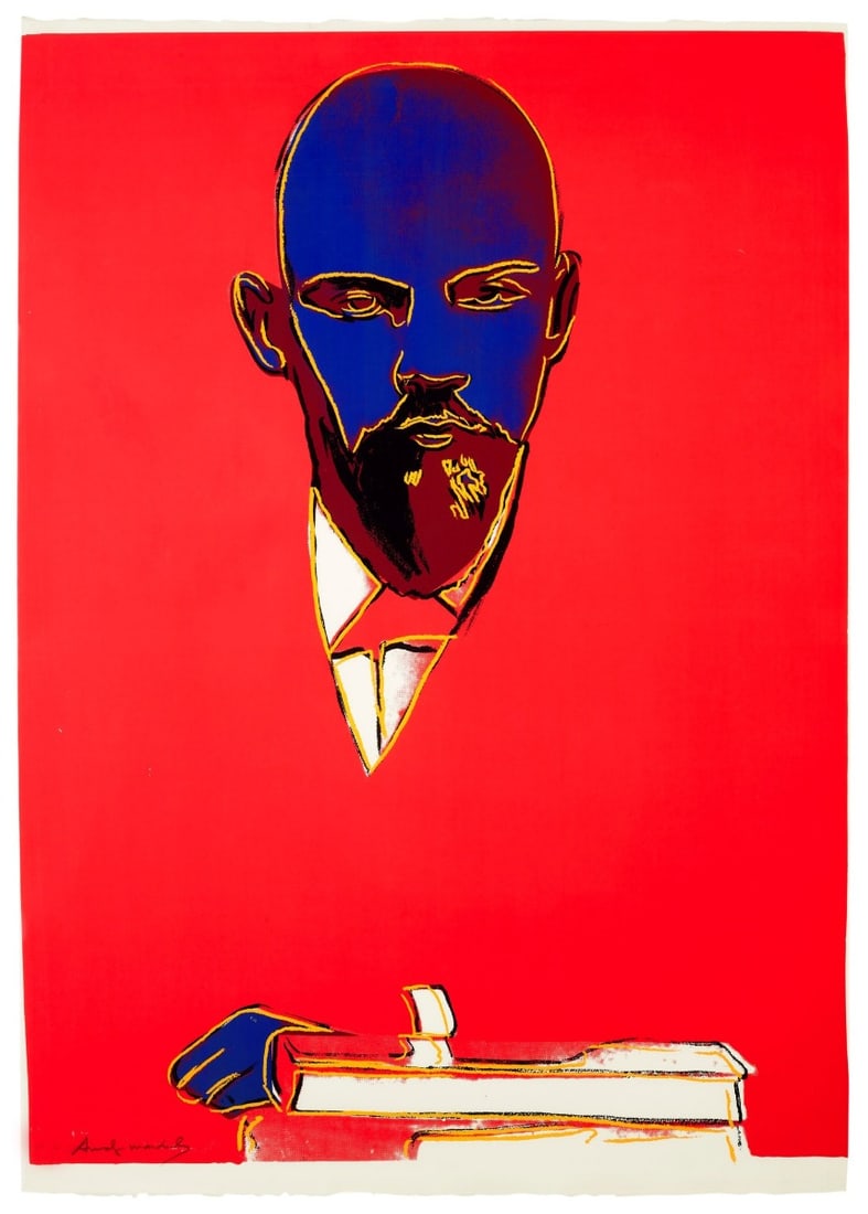 Andy Warhol - Lenin - Graphics series - Signed in the print.: Artist: Warhol, Andy Title: Lenin Technique: Serigraphic on Lenox museum board size: 100 x 75 cm. (39,35 x 29,55 inch) Framed: Not framed More Information Andy Warhol - Lenin. Unique graphics series