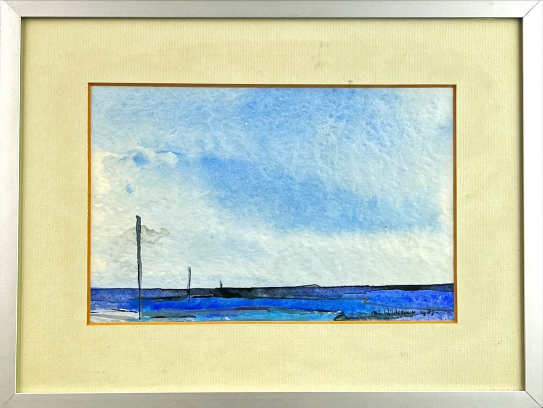 Wildevuur, Maya - Water Color - Handsigned: Artist: Wildevuur, Maya Title: Het Wiede Technique: Watercolor on Arches paper size: 20 x 25 cm. (7,85 x 9,85 inch) More Information Title: Het Wiede (the name of a lake in the n