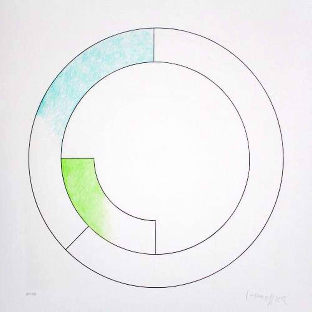Honegger, Gottfried - Lithograph.: Artist: Honegger, Gottfried Title: Konkrete Kompositio Technique: Lithograph on Museum board (heavy weight paper) size: 61 x 61 cm. (24 x 24 inch) More Information Lithography. edition: 7/50.